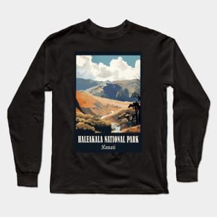 Haleakala National Park Travel Poster Long Sleeve T-Shirt